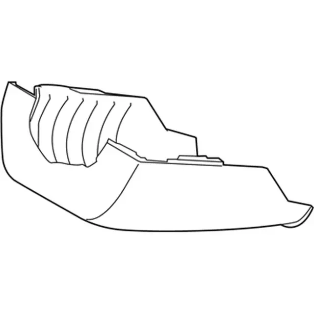 FT4Z3530EB - Steering: Lower Column Cover for Ford: Edge Image