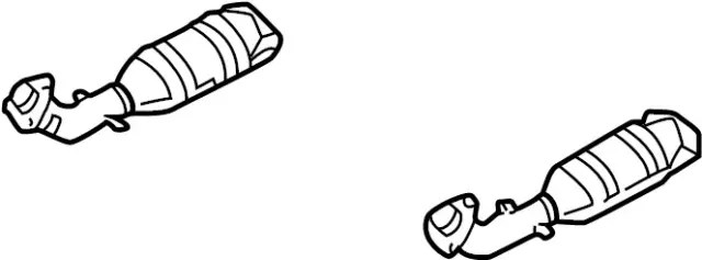 200201W600 - Exhaust: Front Pipe for INFINITI: QX4 Image