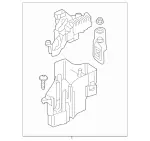 2129060117 - : Fuse And Relay Box for Mercedes-Benz: E400 Image