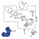 HC2Z9B659A - : 2017-2019 Ford E-350 Super Duty - Air Outlet for Ford: E-350 Super Duty, E-450 Super Duty Image