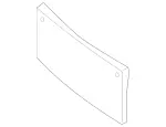 2228805001 - Attachment Parts: License Plate Holder for Mercedes-Benz Image