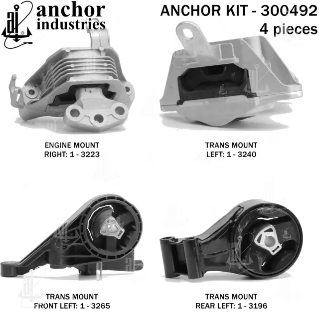 300492 - Engines &amp; Components: Anchor Engine Mount Kit for Anchor Image