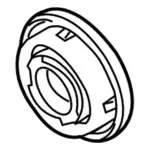 9E5Z3D677A - Steering: Dust Shield for Ford: Fusion | Lincoln: MKZ | Mercury: Milan Image