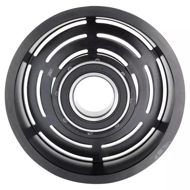 F6TZ19D784B - HVAC: Pulley for Ford: E-350 Econoline, E-350 Econoline Club Wagon, Econoline Super Duty, F-150, F-150 Heritage, F-250, F-250 HD, F-250 Super Duty, F-350, F-350 Super Duty, F-450 Super Duty, F-550 Super Duty, F-Super Duty Image