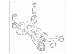 2463501408 - : Suspension Sub-Frame for Mercedes-Benz Image