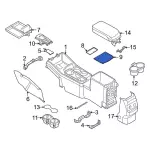 NZ6Z26045G34AA - Body: Mat for Ford Image