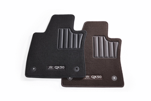 T99E25NA2A - : Carpeted Floor Mats - QX50 / Black for Infiniti Image