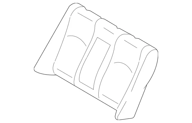 21992044477G44 - Body: Seat Back Cover for Mercedes-Benz Image