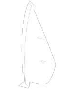 23068002781270 - Body: Side Cover for Mercedes-Benz Image