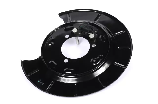 Rear Driver Side Brake Backing Plate Assembly - GM (23131777)