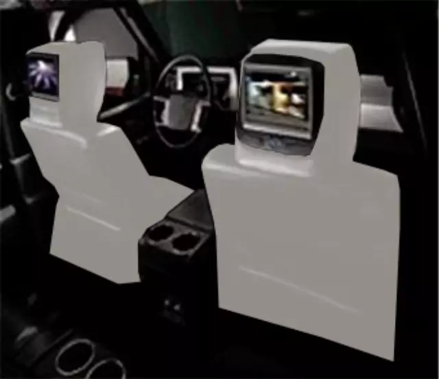 VBL7Z10E947AC - : DVD System, Leather Headrest for Ford Image