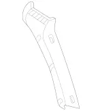 20374701717E94 - : Side Trim Panel for Mercedes-Benz Image