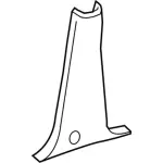 1L2Z7824357AAA - Body: Lower Center Pillar Trim for Ford: Explorer | Mercury: Mountaineer Image