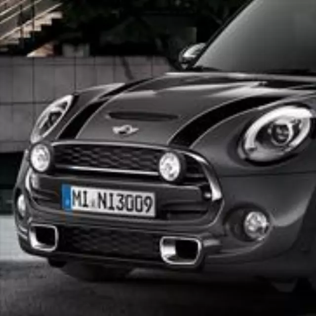 51147365188 - : Bonnet Stripe - Black Right for Mini: Cooper Image