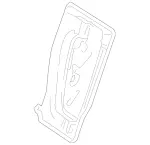 2049200232 - Rear Seat Bench: Backrest Frame for Mercedes-Benz Image