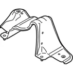 CV6Z4B403B - Suspension: Front Bracket for Ford: Focus Image