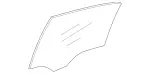 2047350000 - : 2008-2014 Mercedes-Benz - Side Window Pane for Mercedes-Benz: C250, C300, C350 Image
