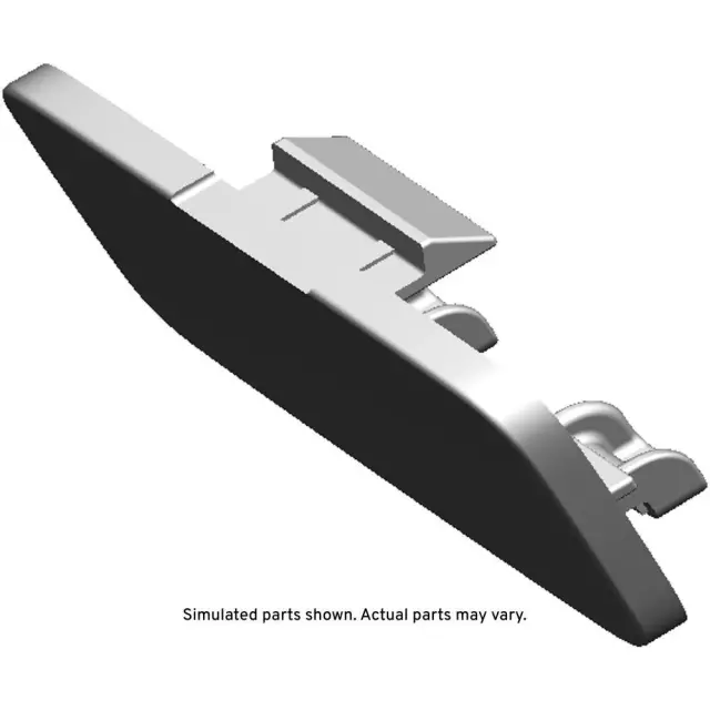 23384699 - Unclassified: Light Ash Gray Passenger Side Body Lock Pillar Upper Trim Panel Bolt Cap for GM Image