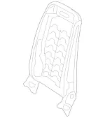 9104634 - : Backrest Frame for Mercedes-Benz Image