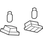 8L1Z13A701AA - Body: Overhead Lamp for Ford: Expedition Image