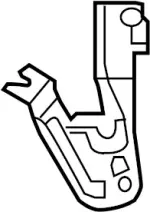 543151LA0B - : Brake Hose Bracket for INFINITI: QX56, QX80 Image