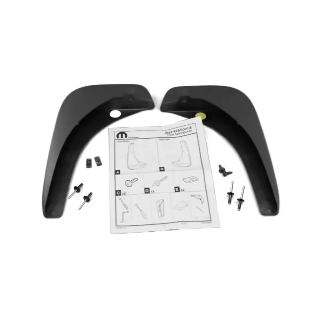 82214128 - Exterior Accessories: Front Molded Splash Guards for Mopar Image