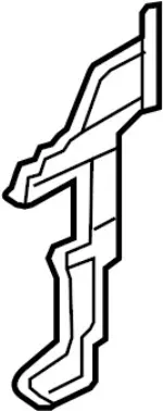 92184EG010 - : Condenser Assembly Side Cover for INFINITI: M35, M45 Image