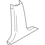 BT4Z7824356AB - Body: Lower Center Pillar Trim for Ford: Edge | Lincoln: MKX Image