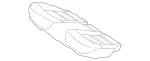 21292091378N54 - Body: Cushion Cover for Mercedes-Benz Image
