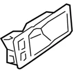 6E5Z5422620AAA - Body: Handle Bezel for Ford: Fusion | Mercury: Milan Image