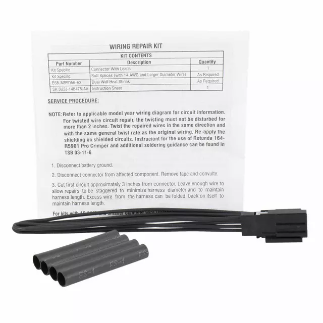9U2Z14S411AJA - : Wire Assembly for Ford Image