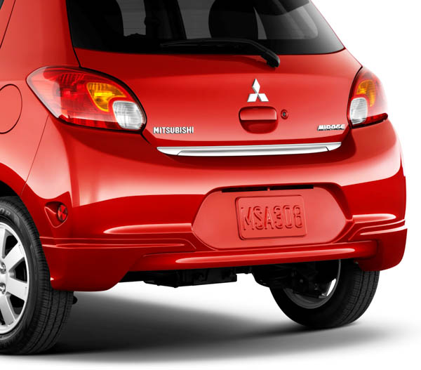 MZ330461 - Exterior: Tailgate Garnish, Chrome for Mitsubishi Image