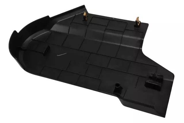 22967836 - : Jet Black Rear Passenger Side Seat Inner Hinge Finish Cover for Chevrolet: Silverado 1500, Silverado 2500 HD, Silverado 3500 HD | GMC: Sierra 1500, Sierra 2500 HD, Sierra 3500 HD Image