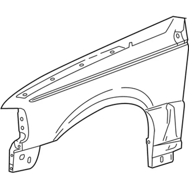 F87Z16005BA - Body: Fender for Ford: Ranger Image