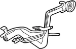 172215Y702 - Fuel System: Fuel Tank Filler Neck for Infiniti Image