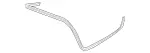 2097500998 - Body: Weatherstrip for Mercedes-Benz Image