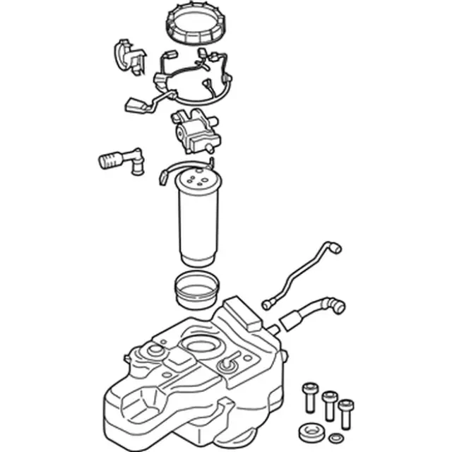 CK4Z5J228E - Emission System: Reservoir Tank for Ford Image