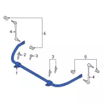 LB5Z5482A - : Stabilizer Bar for Ford Image