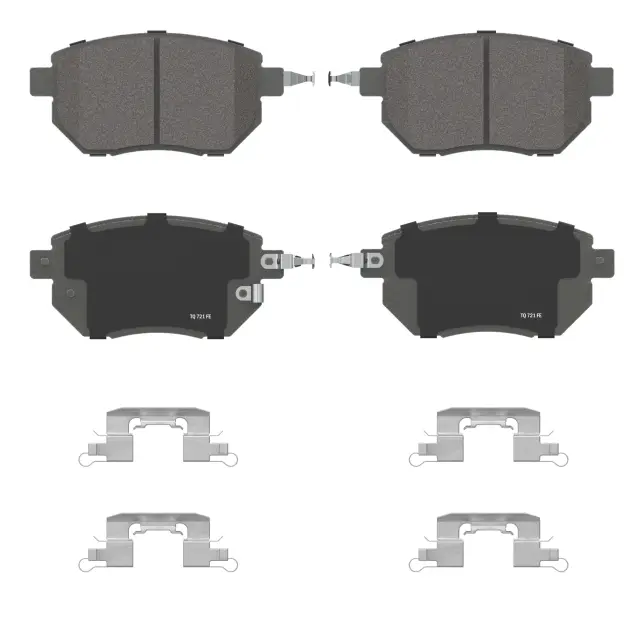 QC969 - : Wagner ThermoQuiet QC969 Front Disc Brake Pad Set Ceramic for WAGNER BRAKE Image