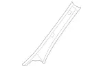 29269001257N72 - Body: Windshield Pillar Trim for Mercedes-Benz Image