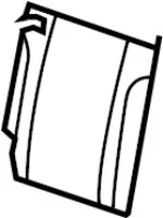 89670ZC50D - Body: Seat Back Cover for Infiniti Image