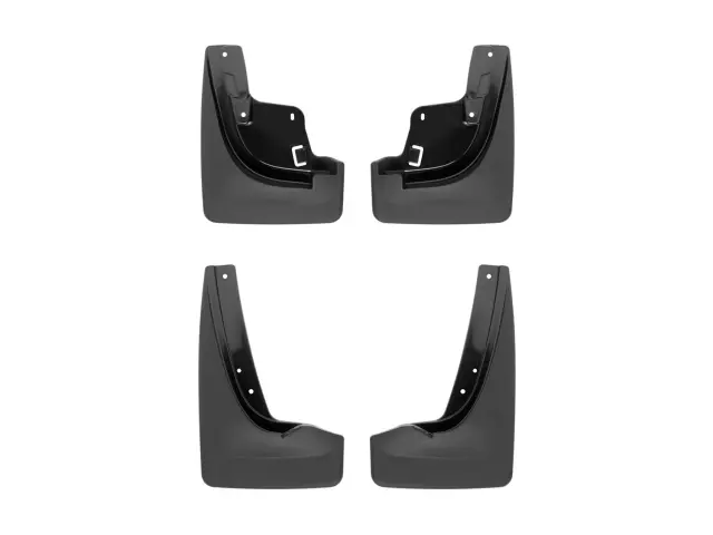 110123120123 - Accessories: Black MudFlap No-Drill DigitalFit® MudFlap Kit for WeatherTech Image