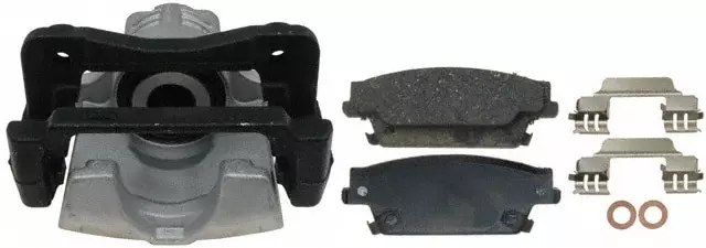 Rear Passenger Side Disc Brake Caliper Assembly (Loaded Non-Coated), Remanufactured - GM (19285531)