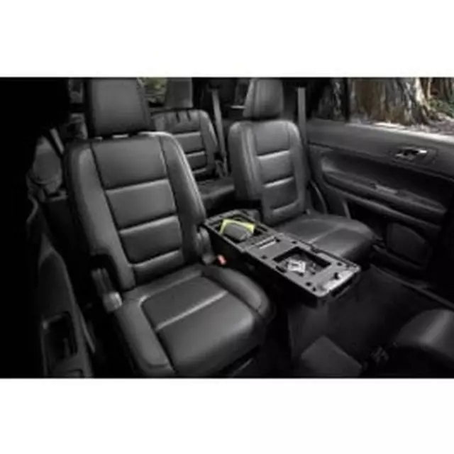 GB5Z78045A36AB - Interior: 2016-2019 Ford Explorer Center Console Black w/ Red Stitching for Ford: Explorer Image