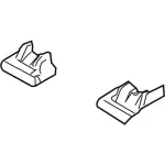 8A5Z5461749CA - Body: Track Cover for Ford: Taurus | Lincoln: MKS Image