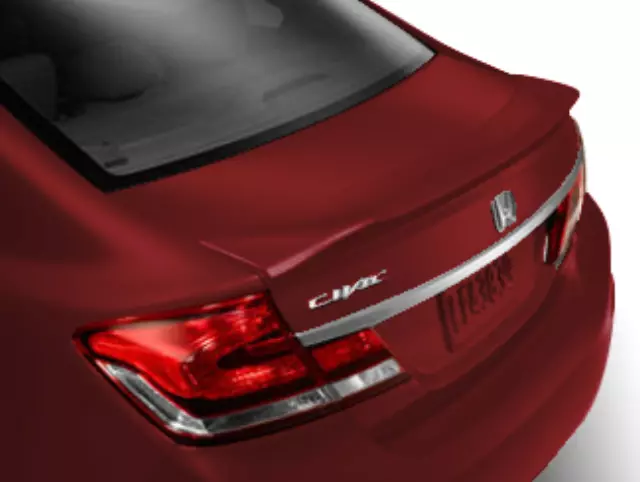 8F10TR01F0A - Exterior: Decklid Spoiler - Sedan - Crimson Pearl for Honda: Civic Image