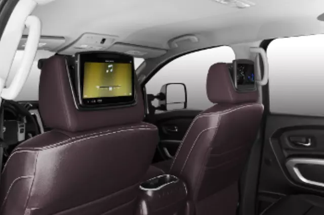 999U8W9000 - Electronics: DVD Hdrst Mntr Leather Plat Res (ECA7) for Nissan: TITAN, TITAN XD Image