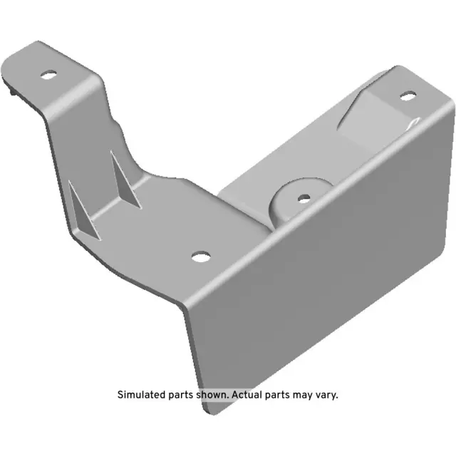 95429706 - : Black Passenger Side Rear Tire Front Air Deflector for Chevrolet: Bolt EUV, Bolt EV Image