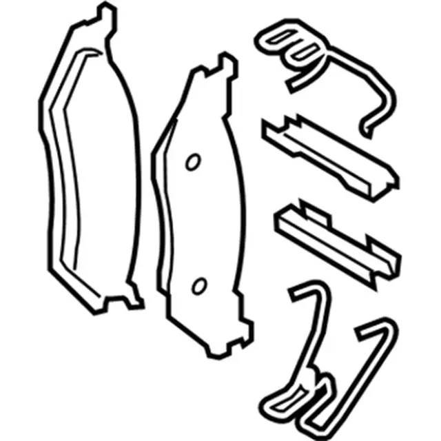BRF1438 - : Kit - Brake Lining for Ford Image