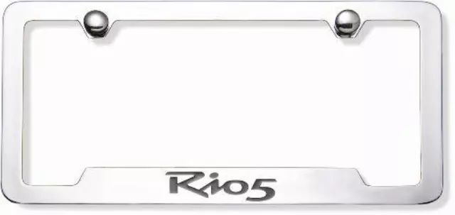 License Plate Frame, Chrome, Lower Logo - Kia (UR010-AY105JB)